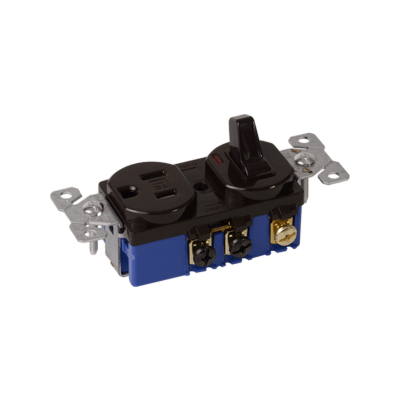 Switch & Recptacle 2p 3w sw-1