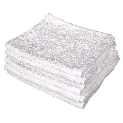 WHITE TERRY TOWELS 100  PER BAG