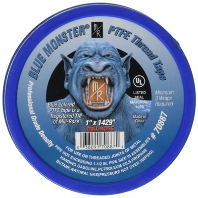 1in. x 1429in. BLUE MONSTER THREAD SEAL